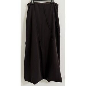 Womens Skirt Bubble Hem‎ Lagen Minimal SZ 6 Made Italy Grunge Fall Balloon Y2K